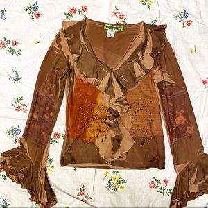 Topsy Turvy Flare Top